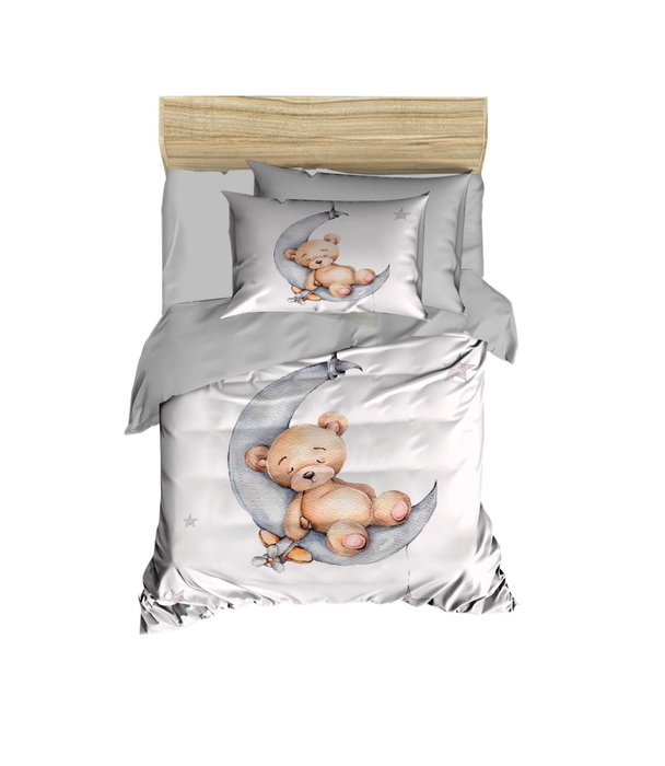 L'essentiel linge de maison Juego de funda nórdica PH191 Gris, Blanco y Marrón L'essentiel linge de maison Juego de funda nórdica PH191 Gris, Blanco y Marrón